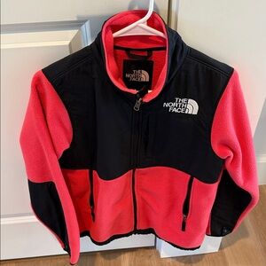 The North Face Kids' Red and Black Fleece Jacket